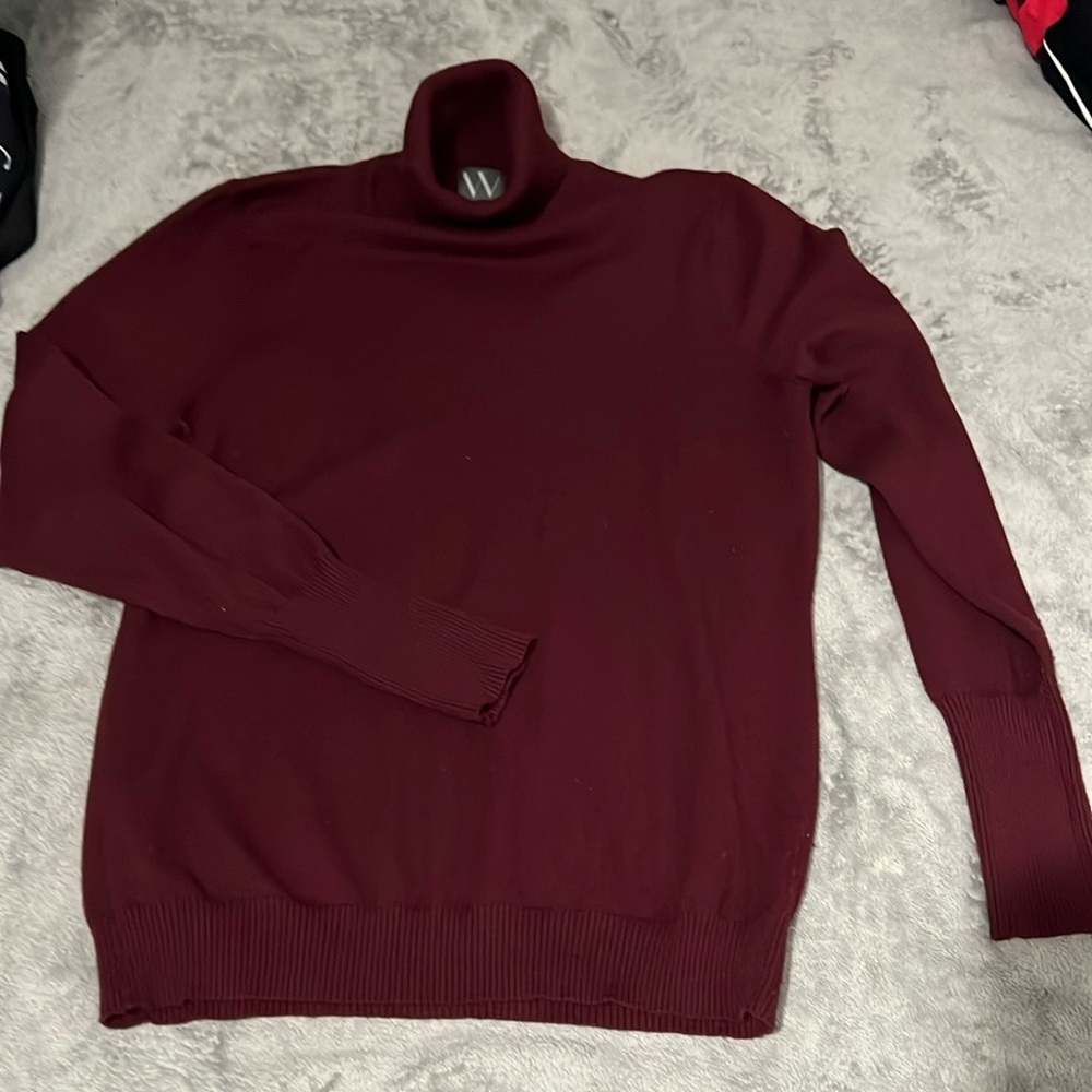 Worthington Deep Red Knit Top